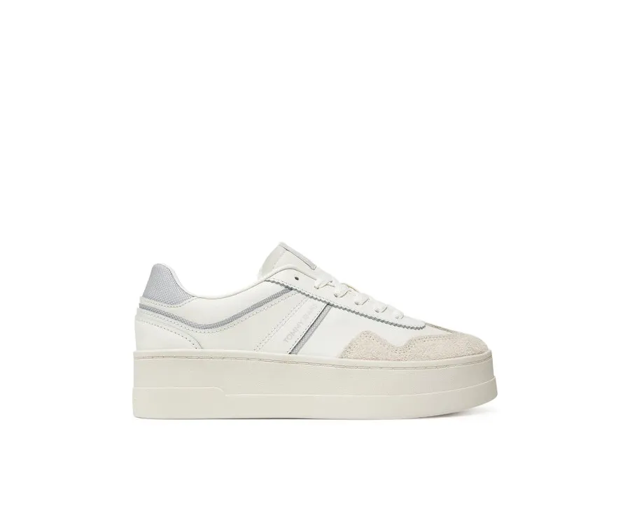 obrazek 1 Tommy Jeans Sneakersy The Greenwich Flatform EN0EN02807 Biały