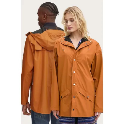 Zdjęcie Rains kurtka przeciwdeszczowa Jacket W3 kolor pomarańczowy przejściowa 12010-63