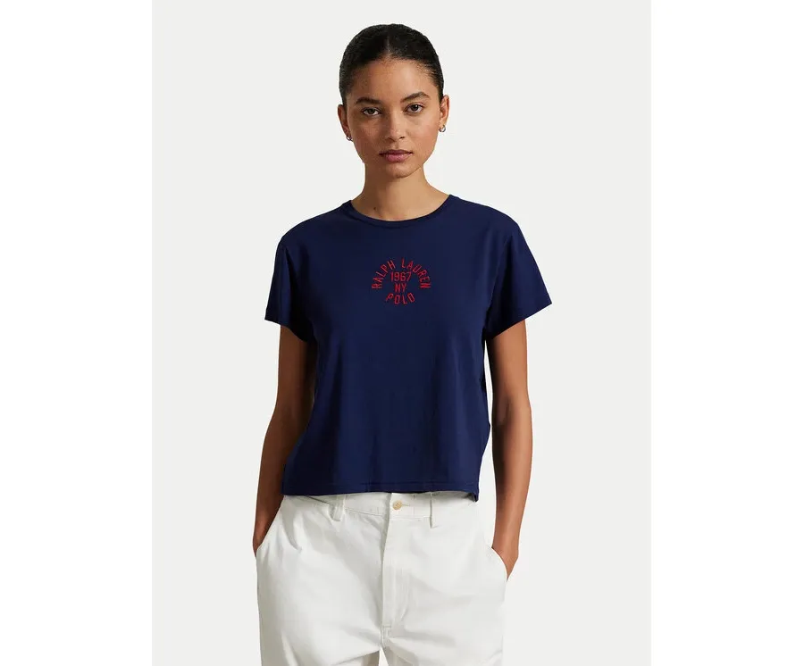obrazek 1 Polo Ralph Lauren T-Shirt 211965108001 Granatowy Regular Fit
