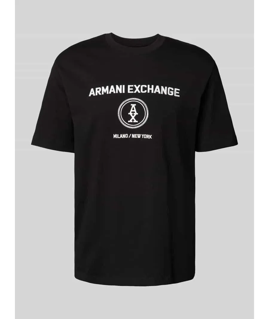 obrazek 1 T-shirt z prążkowanym okrągłym dekoltem