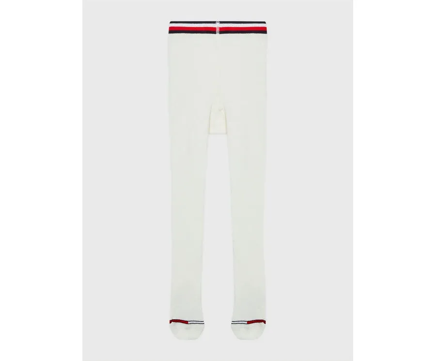 obrazek 1 Tommy Hilfiger Rajstopy Dziecięce 701220272 Biały