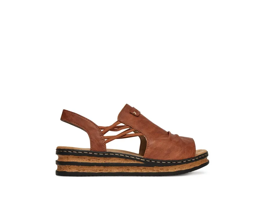 obrazek 1 Rieker Sandały 62962-22 Brązowy