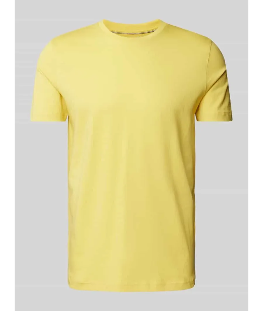 obrazek 1 T-shirt z prążkowanym okrągłym dekoltem