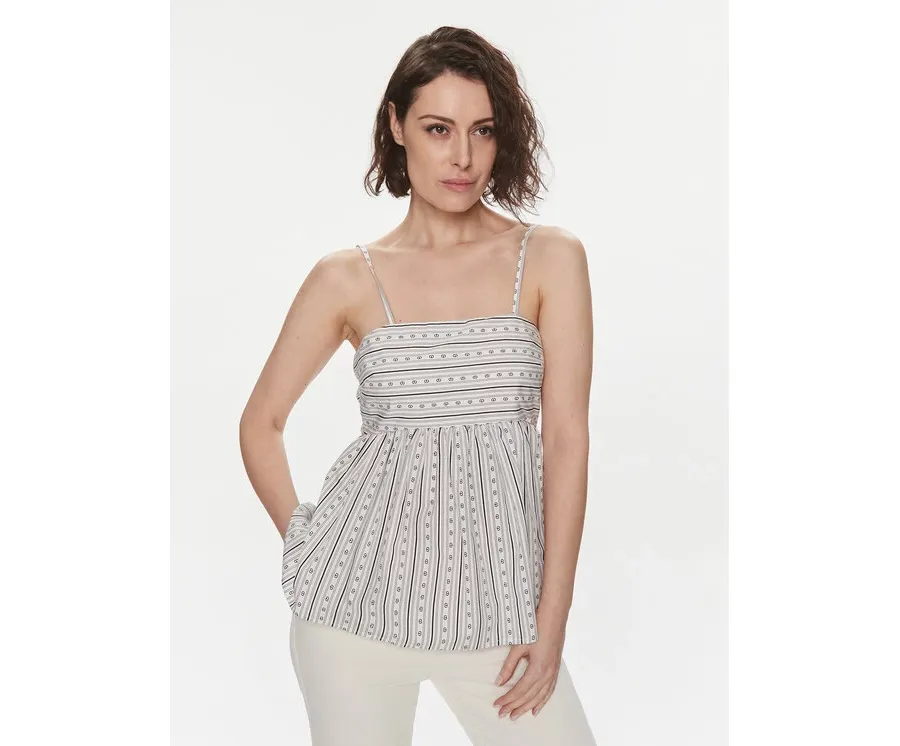 obrazek 1 TWINSET Top 241TF2023 Biały Regular Fit