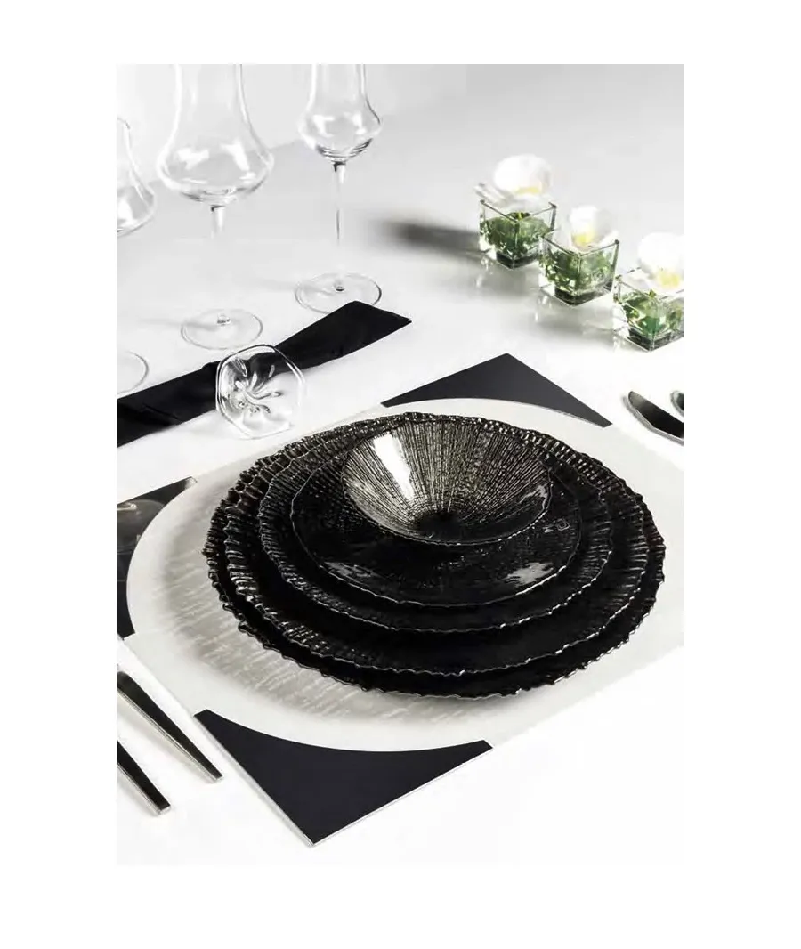 picture 4 Designers, Italian plate of gray glass by Luxury Products
