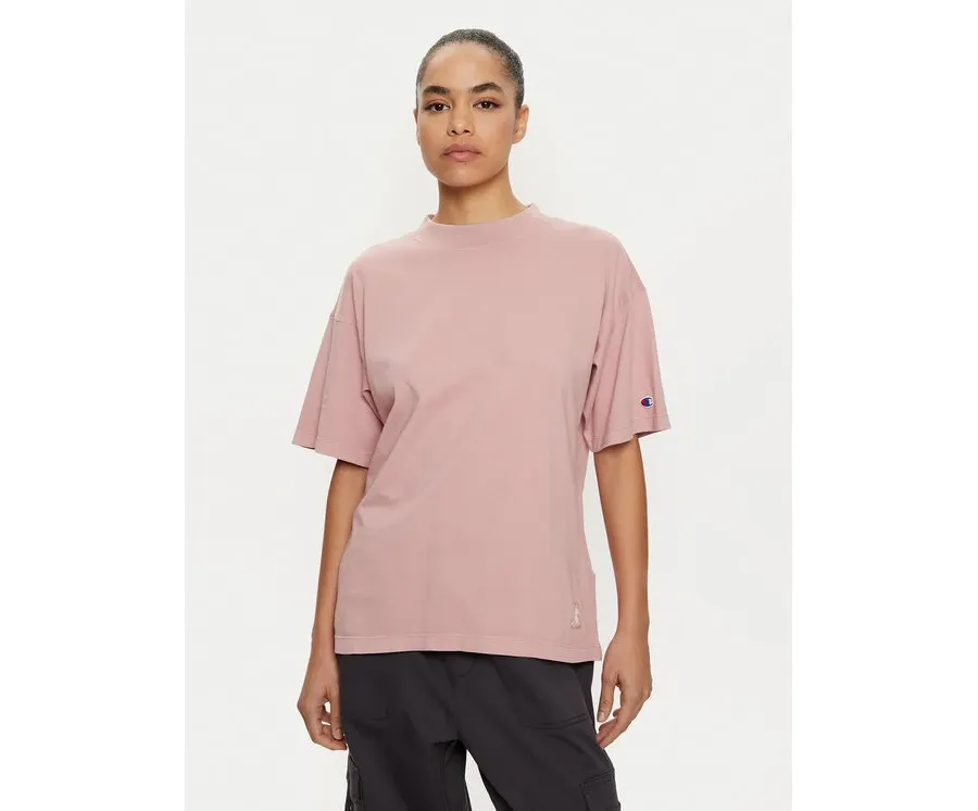 obrazek 1 Champion T-Shirt 117449 Różowy Loose Fit