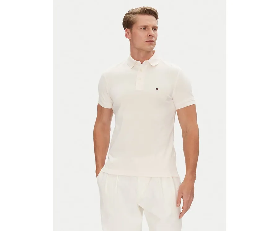 obrazek 1 Tommy Hilfiger Polo 1985 MW0MW17771 Beżowy Slim Fit
