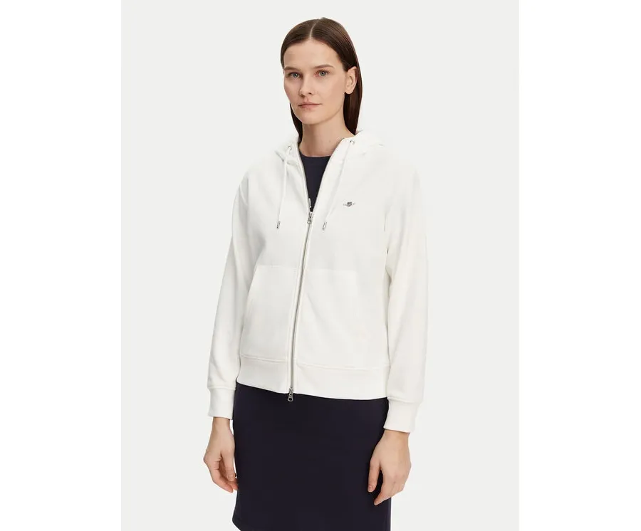 obrazek 1 Gant Bluza Shield 4201412 Écru Regular Fit