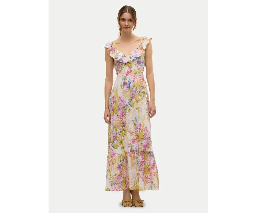 obrazek 1 Vero Moda Sukienka letnia Dicthe 10323628 Kolorowy Regular Fit