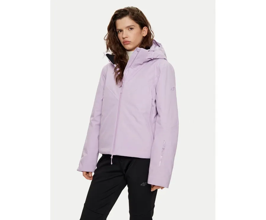 obrazek 1 4F Kurtka narciarska 4FWAW24TTJAF582 Fioletowy Regular Fit