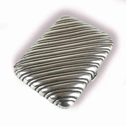 Zdjęcie Antyczna srebrna papierośnica z miasta Sheffield