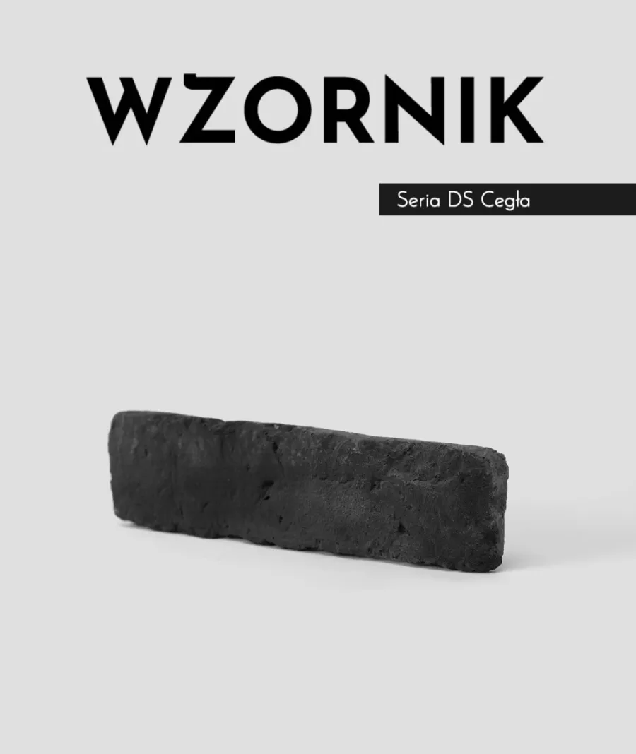 obrazek 1 Wzornik DS - (V8 czarny) - betonowa cegła dekoracyjna