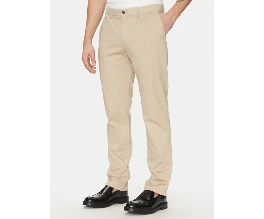 obrazek 1 Tommy Hilfiger Chinosy Denton MW0MW37717 Beżowy Slim Fit