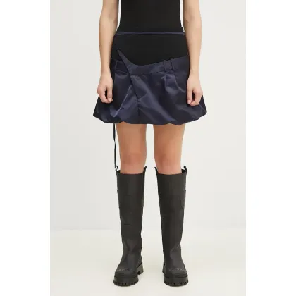 Zdjęcie Ottolinger spódnica Drape Bomber Skirt kolor granatowy mini prosta 1090606221