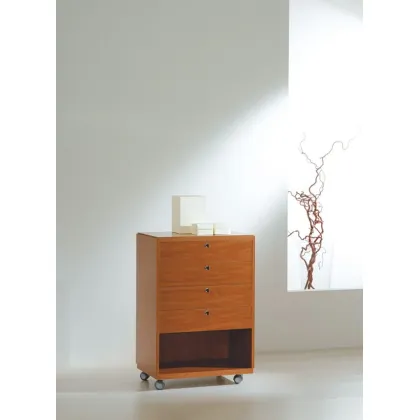 Picture Elegant display counter on wheels