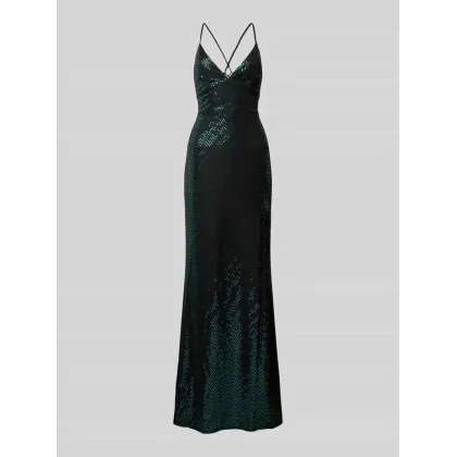 Zdjęcie Sukienka wieczorowa obszyta ozdobnymi kamieniami