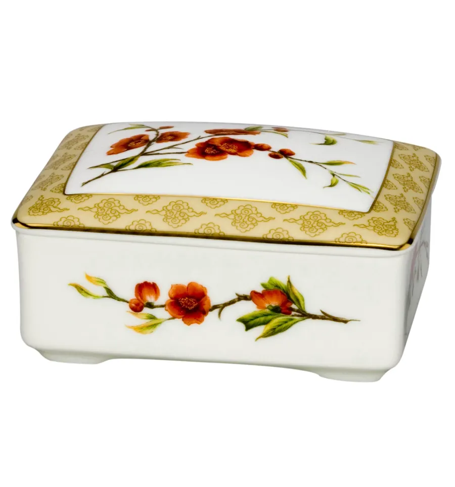 picture 2 A large porcelain container with the motive of blooming flowers - Vista Alegre