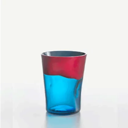 Zdjęcie Wyjątkowa szklanka do wody ze szkła Murano