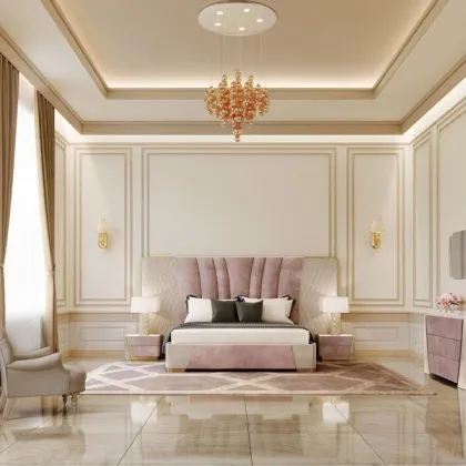 Zdjęcie Stylowe łóżko Silhouette - OPR House