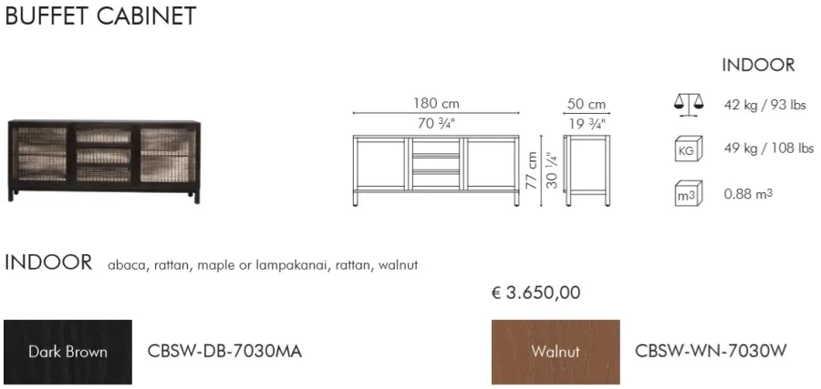 obrazek 2 Designerska komoda do salonu wykonana z rattanu - Kenneth Cobonpue