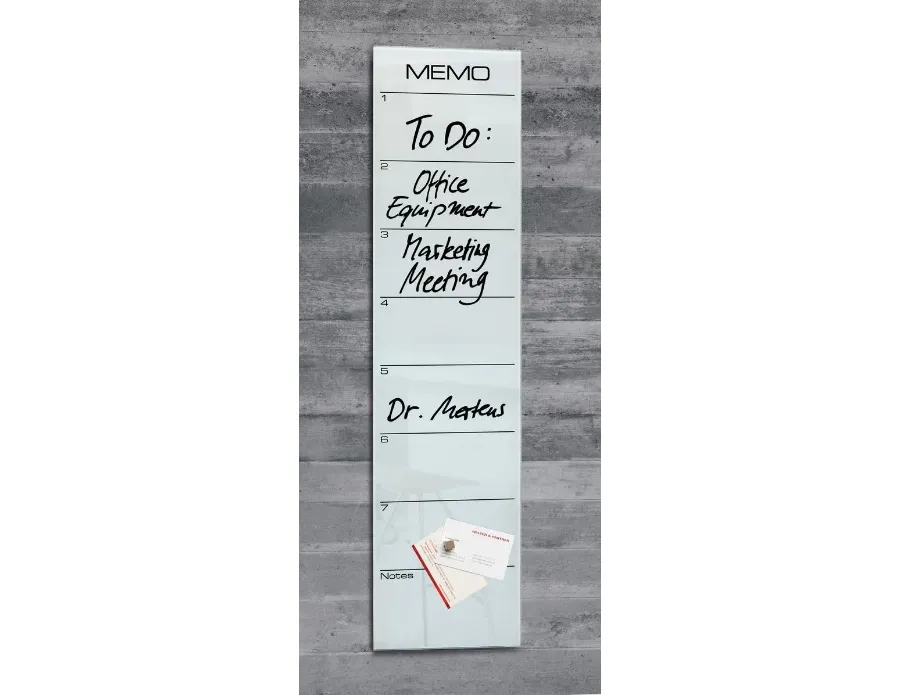 picture 3 Magnetic Glass Board artverum 100x65 cm