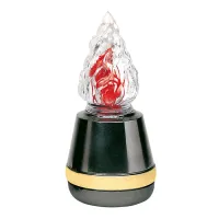 Zdjęcie Lampa wotywna z brązu ze zdobieniem na nagrobki