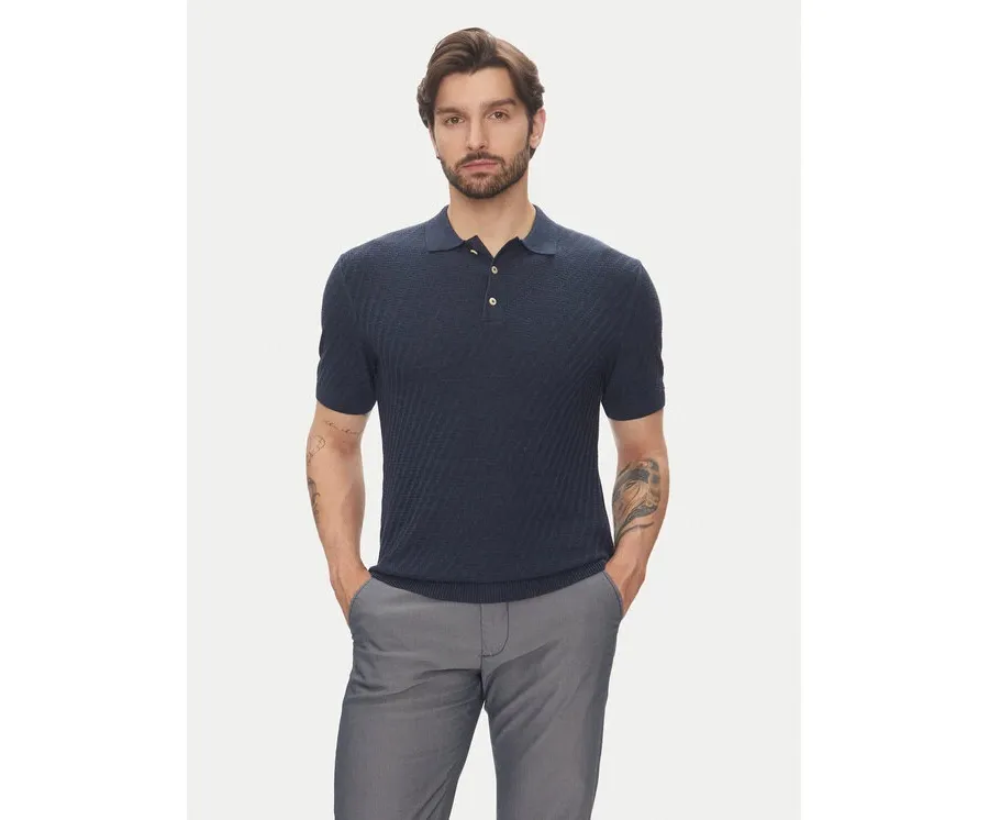 obrazek 1 Pierre Cardin Polo C5 51314.5094 Granatowy Slim Fit