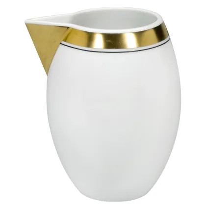 Zdjęcie Porcelanowy dzbanek na mleko Domo Gold ze złotym wykończeniem - Vista Alegre