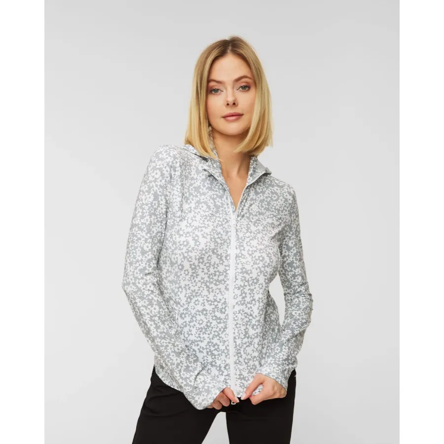 obrazek 1 Bluza Z Kapturem G/fore Floral Print Full Zip G/Fore