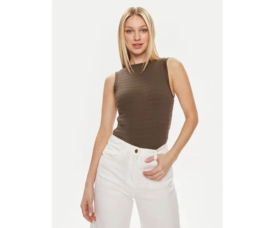 obrazek 1 Guess Bluzka Denisa W4GP09 KC790 Brązowy Regular Fit