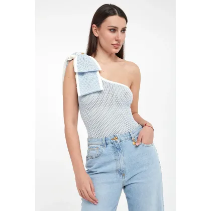 Zdjęcie Body z dzianiny ELISABETTA FRANCHI Elisabetta Franchi