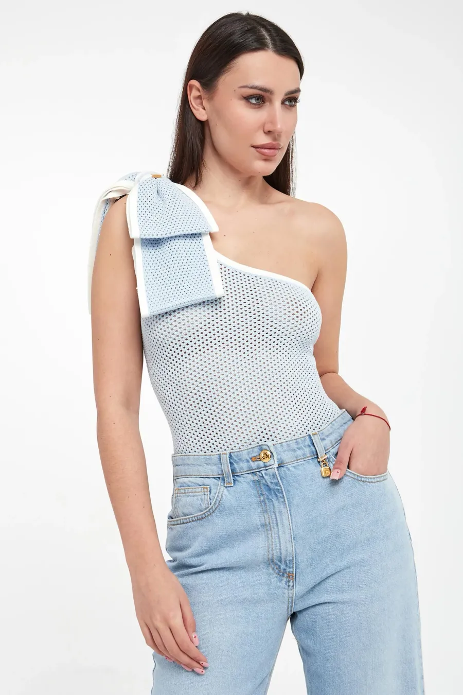 obrazek 1 Body z dzianiny ELISABETTA FRANCHI Elisabetta Franchi