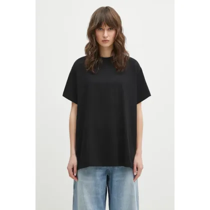 Zdjęcie MM6 Maison Margiela t-shirt bawełniany damski kolor czarny S52GC0333