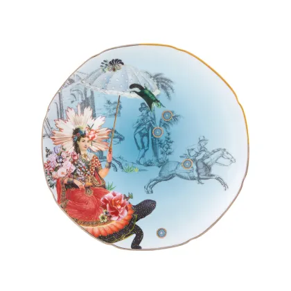 Zdjęcie Talerz deserowy z porcelany Rêveries z unikatowym ozdobnym motywem - Vista Alegre