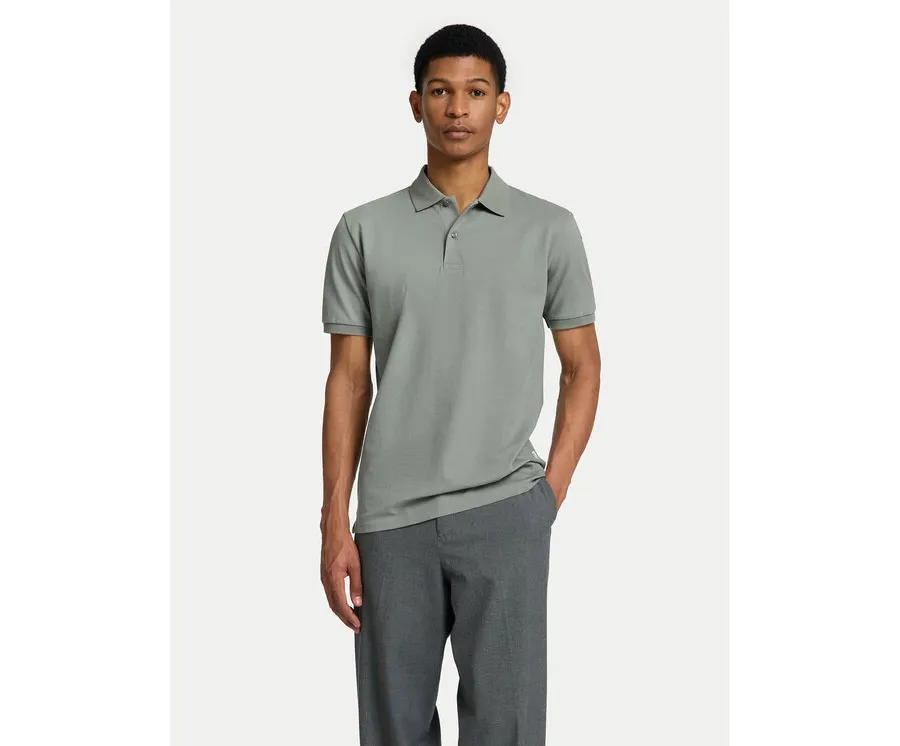 obrazek 1 Selected Homme Polo 16095851 Zielony Slim Fit