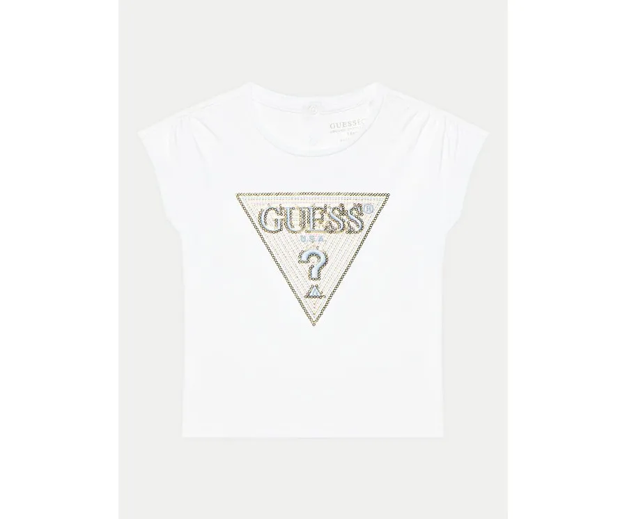 obrazek 1 Guess T-Shirt K5GI12 K6YW4 Biały Boxy Fit