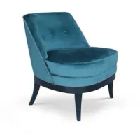 Picture Armchair with cotton velvet upholstery - Ottiu