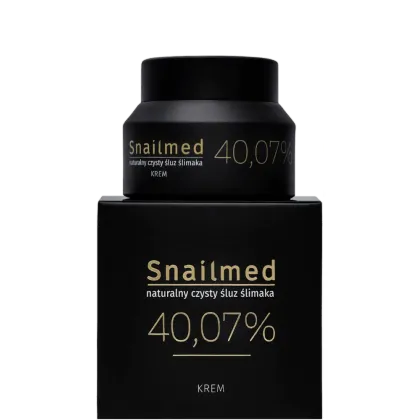 Zdjęcie Snailmed Przeciwstarzeniowy krem do twarzy czarna perła ze śluzem ślimaka 50 ml