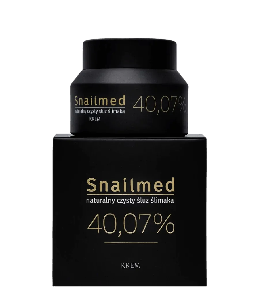 obrazek 1 Snailmed Przeciwstarzeniowy krem do twarzy czarna perła ze śluzem ślimaka 50 ml