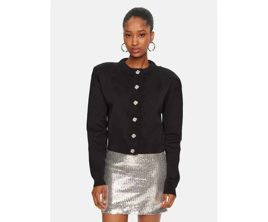 obrazek 1 ROTATE Kardigan 114033100 Czarny Regular Fit