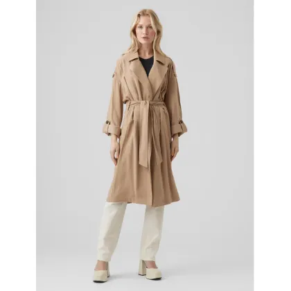 Zdjęcie Vero Moda Trencz Bella 10252979 Beżowy Relaxed Fit