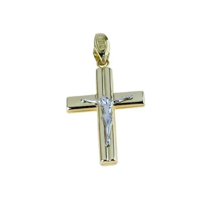 Zdjęcie Klasyczny złoty krzyż dla mężczyzn 33x24mm