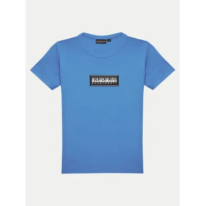 Zdjęcie Napapijri T-Shirt Chamois NP0A4ILE D Niebieski Regular Fit