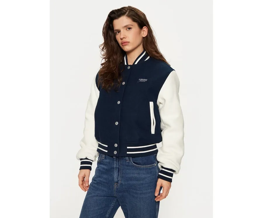 obrazek 1 Tommy Jeans Kurtka bomber DW0DW19320 Granatowy Regular Fit