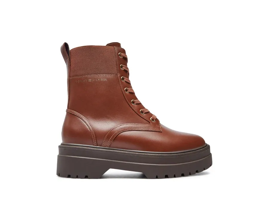 obrazek 1 Tommy Hilfiger Trapery FW0FW08440 Brązowy