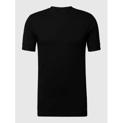 Zdjęcie T-shirt z prążkowanym, okrągłym dekoltem model ‘ANTON’