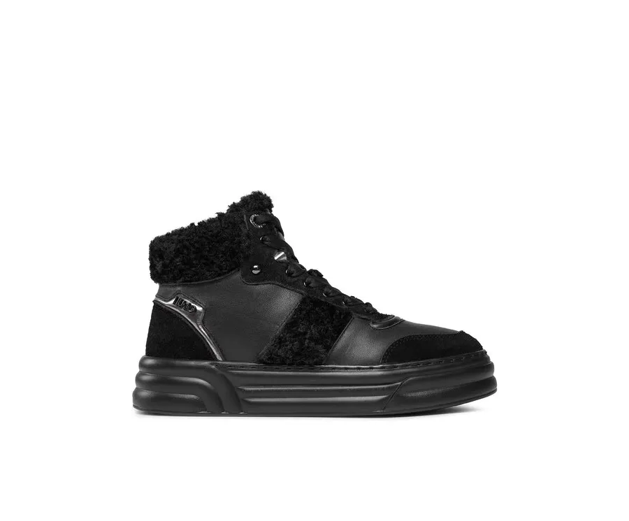 obrazek 1 Liu Jo Sneakersy Cleo 22 Warm BF3033 PX389 Czarny