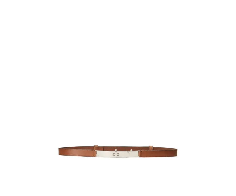 obrazek 1 Lauren Ralph Lauren Pasek Damski 412867233001 Brązowy LAUREN RALPH LAUREN