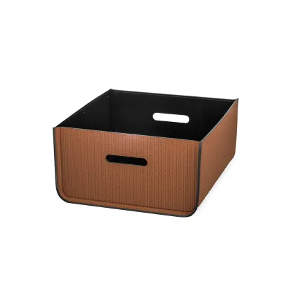 Zdjęcie Stylowe skórzane pudełko do szafy