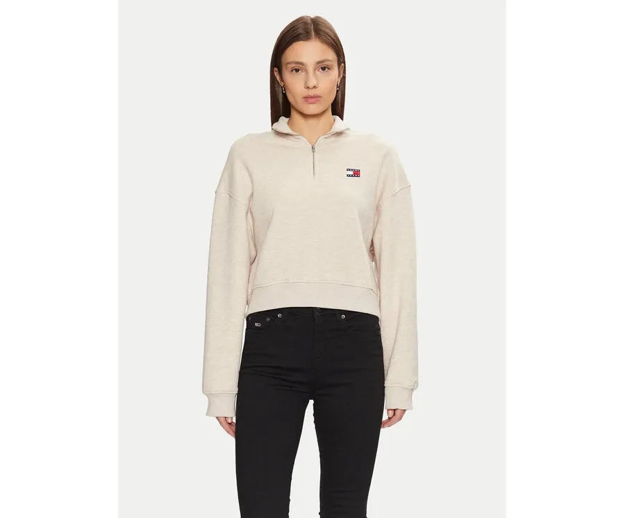 obrazek 1 Tommy Jeans Bluza DW0DW19410 Beżowy Relaxed Fit